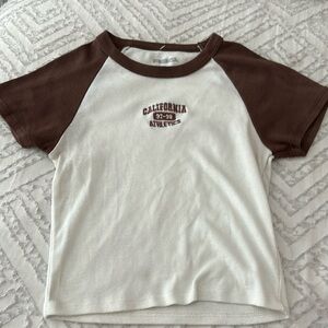 Tilly’s brown crop top